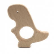 Bijtring Hout Dinosaurus