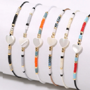 Armband Miyuki Delica & Schelp