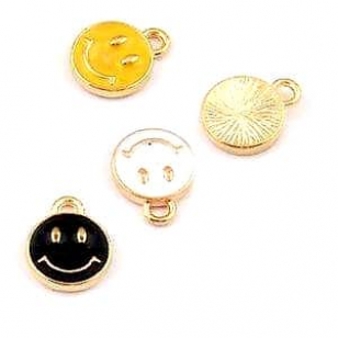 Bedel Emaille Smile 12x10mm