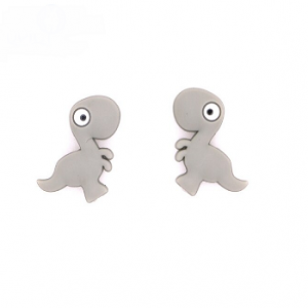 Kraal Siliconen Dino Grijs