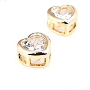 Kraal Zirkonia Hart Goud 6mm