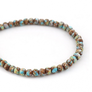 Houten Painted Kralen 6mm