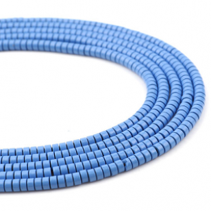 Kralen Hematiet LakeBlue 4mm
