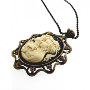 Ketting Medaillon Two Sisters