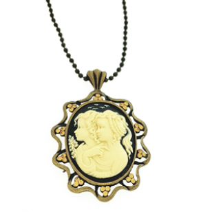 Ketting Medaillon Two Sisters