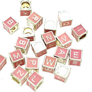 Letter Kralen Emaille 26x 