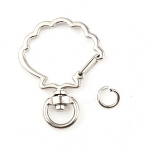 Sleutelhanger 40x30mm Schelp