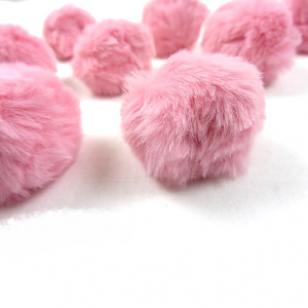 Pompoen Bedel Roze 4cm 