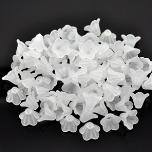 Acryl Kraal Kelk 14x10mm Frosted