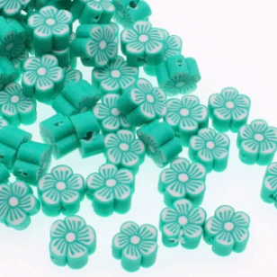 Polymer Kraal Bloem Groen #2