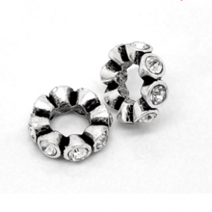 Spacer Kristal 10x4mm