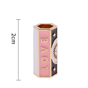 Kraal Evil Eye Emaille 20x10mm