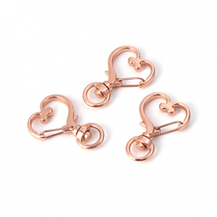 Sleutelhanger Hart Rose-Gold