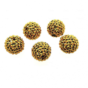 Kraal Acryl Goud 20mm