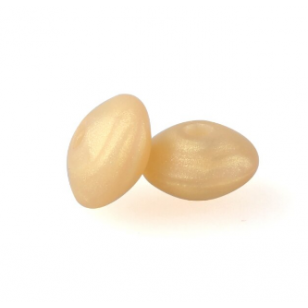 Siliconen Kraal Goud 12mm