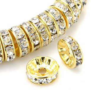 Kraal Strass Rondelle 4mm-20x