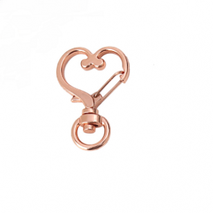 Sleutelhanger Hart Rose-Gold