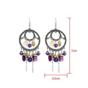 Oorbellen-Boho-chic-Zwart