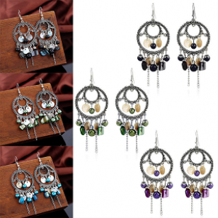 Oorbellen-Boho-chic-Zwart