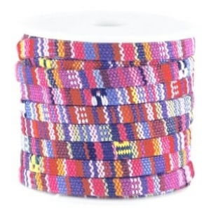 Gestikt Koord plat 10mm nr.50