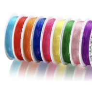Elastiek 1mm Gekleurd 12mtr