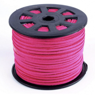 Suede Koord Hardroze 3mm