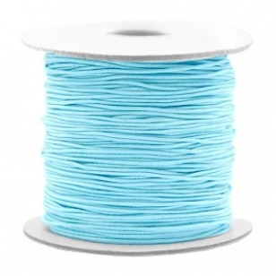Leer Koord 1mm Lightblue
