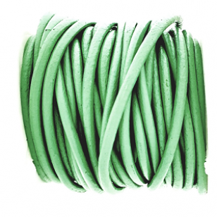 Leer Koord 3mm LimeGreen