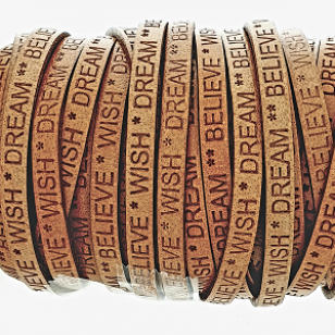 Leer-tekst-5mm-bruin