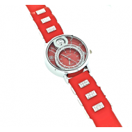 Horloge Geneva Strass Siliconen