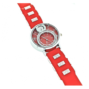 Horloge Geneva Strass Siliconen