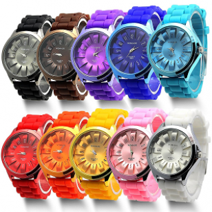 Horloge Womance Siliconen 3D
