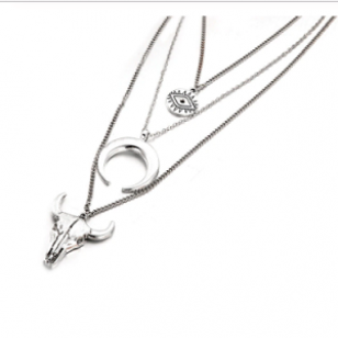 Ketting 3-delig Buffel/Moon