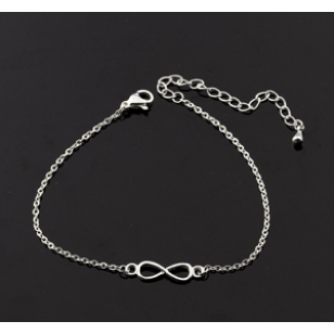 Kinderarmband Infinity zilver