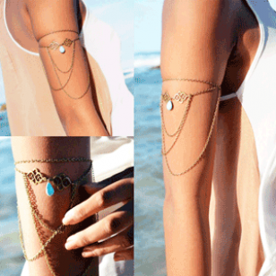 Boven-arm-Armband-Boho