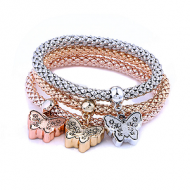 Armbanden 3color Vlinders