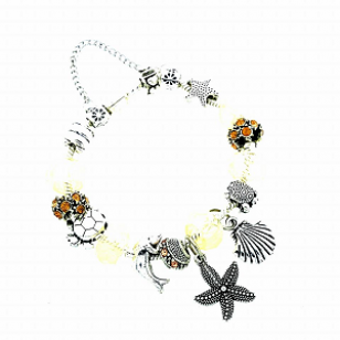 Armband-verzilverd-naturel