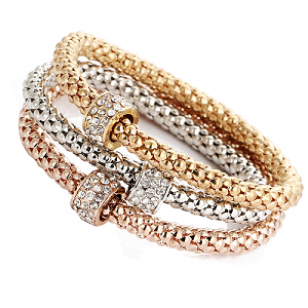 Armband 3-color rondjes