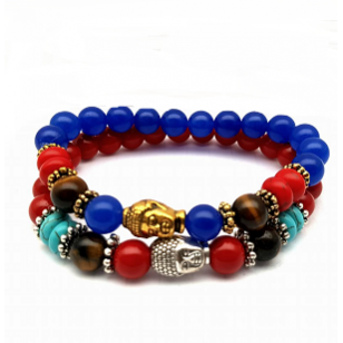 Armband Boeddha Blue