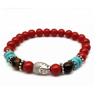 Edelstenen Armband  Red Coral