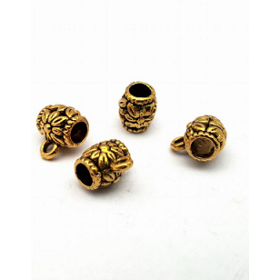 Hanger met oog  Goudkleur - bloem