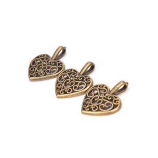 Bedel-Hart-Bronzen-Filigrain