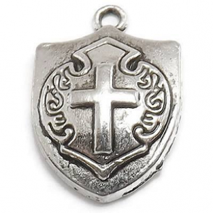 Bedel Schild Kruis 21x14mm