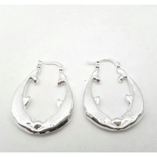 Oorbellen Dolfijnen Verzilverde