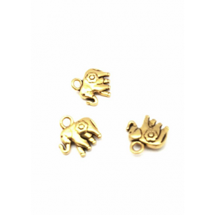 Bedel Olifant goud 10x