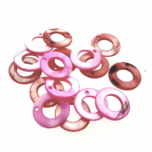 Schelp Bedel Roze rond