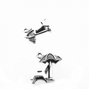 Bedel Strandstoel Parasol 3D