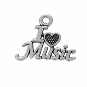 Bedel I love Music 20x16mm