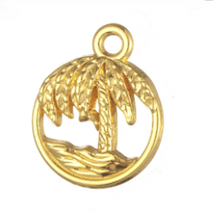 Bedel Palmboom goud/zilver