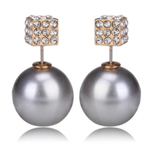 Oorbellen Dots Strass Shiny